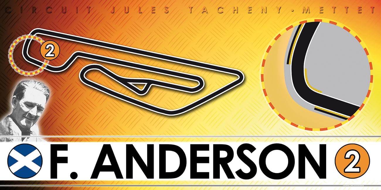 Fergus ANDERSON (2 x champion du monde 350 cc – 6 victoires à Mettet)